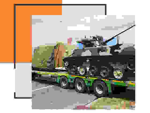 Перевозка военной техники в Лянторе