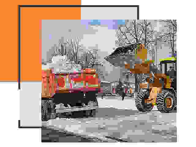 Вывоз снега в Лянторе